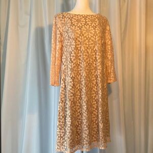 Elegant Fancy Cruise Party Wedding Classy Lace Shift Dress